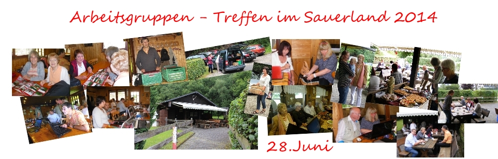 Treffen der Portal-Memelland-Mitarbeiter Juni 2014 im Sauerland