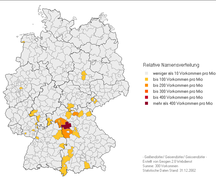 Namenverbreitung Geissendoerfer nach GeoGen.png