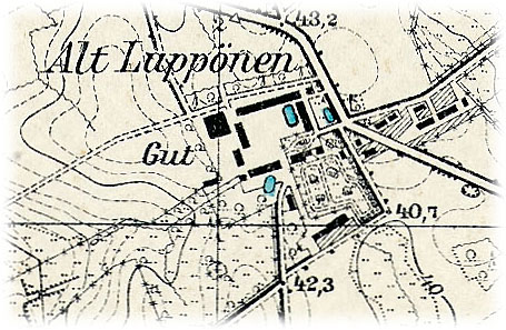 Alt Lappönen 1939, Quelle: Gut Alt Lappönen – GenWiki (genealogy.net)