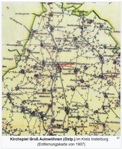 Kirchspiel Aulowönen / Aulenbach (Ostp.) 1907 [67]