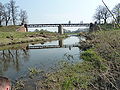 Die Schriwindter Brücke, links Rußland, rechts Litauen