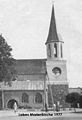 Marienkirche in Labes 1977 nach Wiederaufbau des Turms