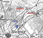 Sythen,Haus Sythen, Ziegelei u. Stadtmühle Haltern: Le Coq, Topographische Karte -Westfalen (1805)