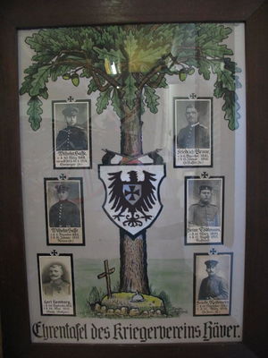 Kirchlengern Kriegerdenkmal Ehrentafel Kriegerverein Haever-1.jpg