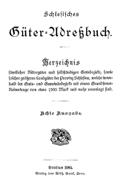 Güteradressbuch Schlesien 1905 Titel.djvu