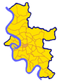 Lokalisierung des Stadtteils Stadtmitte von Düsseldorf