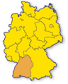 Lokalisierung des Landes Baden-Württemberg