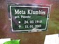 ;Klumbies:Meta geb. Paszehr