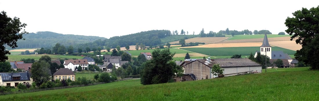 Blick von Süd-Westen auf den Ort