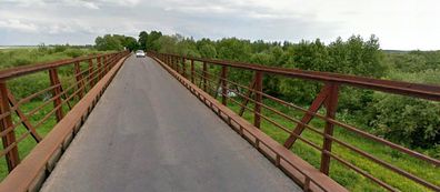 Mingebrücke in Michel Sakuten, Kreis Heydekrug