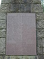 Dörverden Niedersachsen Kriegerdenkmal 1914-18 Inschrifttafel