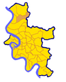 Lokalisierung des Stadtteils Kalkum von Düsseldorf