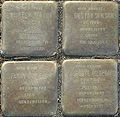 Pfingstgarten 288, Stolperstein des Künstlers Gunter Demnig, Erinnert an die Familie Simson