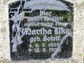 Martha Uka, geb. Loleit * 4.7.1909 + 18.5.1939