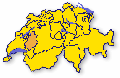 Lokalisierung des Kanton Freiburg