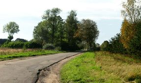 Landstraße von Piaulen nach Drawöhnen, Kreis Memel