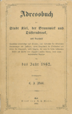 Adressbuch Kiel 1862 Titel.djvu