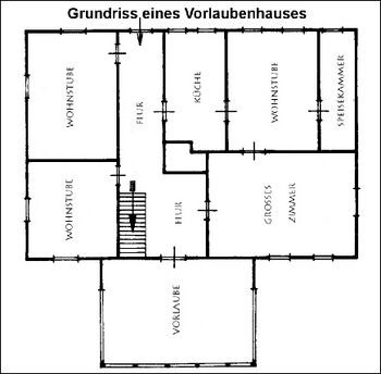 Grundriss Vorlaubenhaus [83]