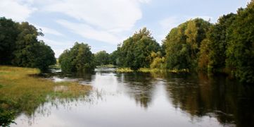 An der Sziesze in der Nähe von Paszieszen