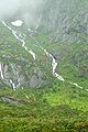 Fjordgrün Schnee u. Wasser