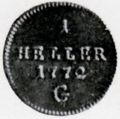 4 Heller = 1 Kreuzer 1753