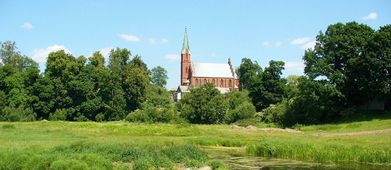 Ev.-luth. Pfarrkirche in Lasdehnen