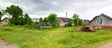 Häuser in Cullmen Jennen, Kreis Pogegen, Memelland, Ostpreußen