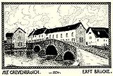 Die Erftbrücke um 1870