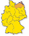 Lokalisierung des Landes Mecklenburg-Vorpommern