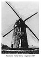 Die Windmühle Venker-Metarp, abgebrannt 1917