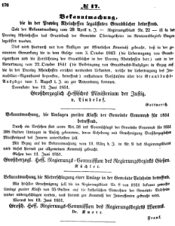 Grossherzoglich Hessisches Regierungsblatt 1851.djvu