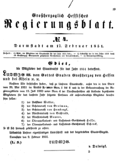 Grossherzoglich Hessisches Regierungsblatt 1851.djvu