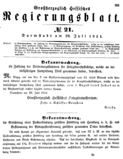 Grossherzoglich Hessisches Regierungsblatt 1851.djvu