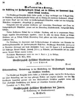 Grossherzoglich Hessisches Regierungsblatt 1851.djvu