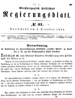 Grossherzoglich Hessisches Regierungsblatt 1851.djvu