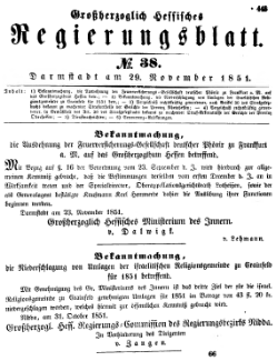 Grossherzoglich Hessisches Regierungsblatt 1851.djvu