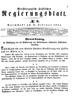 Grossherzoglich Hessisches Regierungsblatt 1851.djvu