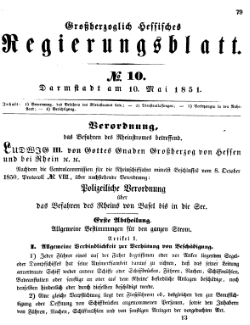 Grossherzoglich Hessisches Regierungsblatt 1851.djvu