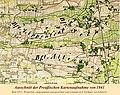 Ausschnitt der preuß. Landvermessung von 1841 mit den Bauerschaften Allerbeck, Lippentrup und Selhorst