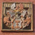 Wappen am Haus Domhof Nr. 27