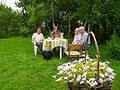 Im Garten von Waltraud und Jurgis