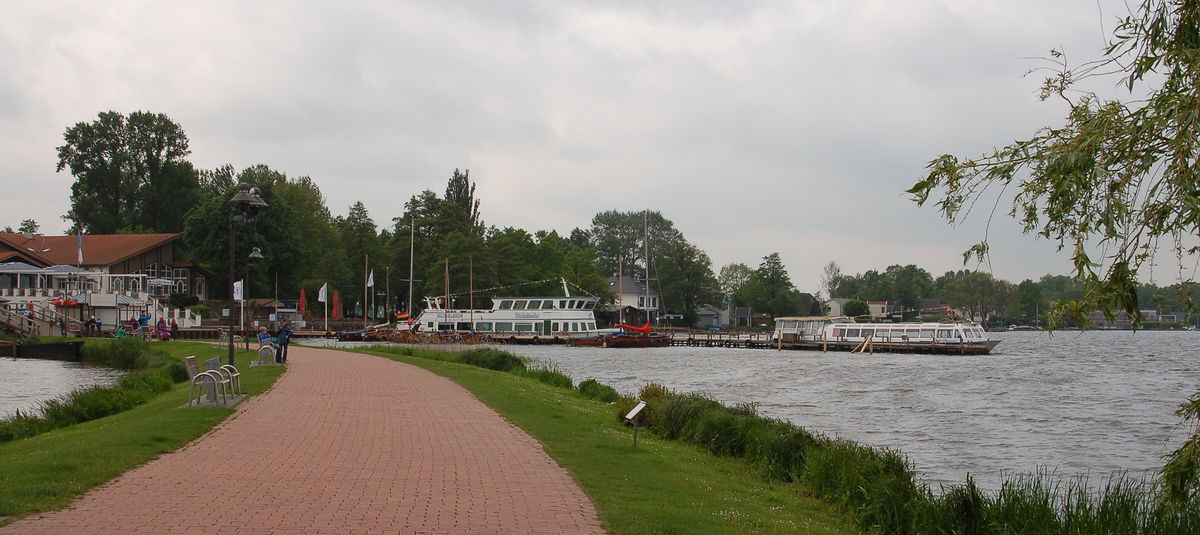 Ansicht auf der Uferpromenade