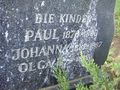 ; Hahn : Paul, Johann, Olga