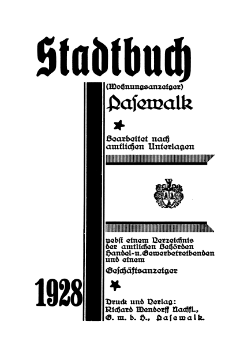 Adressbuch Pasewalk 1928 Titel.djvu