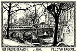 Die Feldtorbrücke um 1880