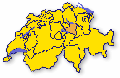 Lokalisierung des Kanton Schwyz