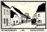 Die Kölner Straße um 1880