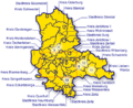 Karte des Landes Sachsen-Anhalt (Stand 1946)