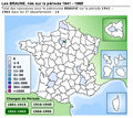 Der Name Braune in Frankreich (Zeitraum 1941 bis 1965)