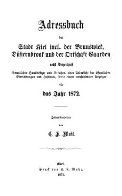 Adressbuch Kiel 1872 Titel.djvu